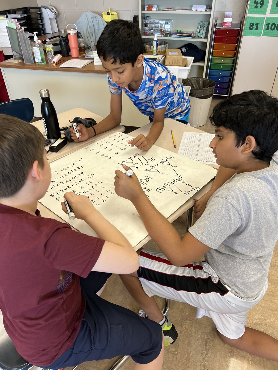 MrsGordonKMS's tweet photo. 3 days into the year and we have already had some great conversation about class norms and impressive problem solving! Way to go 6th graders! @KarrerMS #bettertogetherDCS https://t.co/n7SNRYQFFU