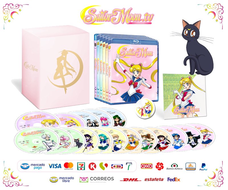 SailorMoonLAT's tweet photo. ¡Ya solo nos quedan 3 copias de esta Caja Edición Limitada con la serie de #SailorMoon en Blu-ray! 🥲 

No te quedes sin la tuya… escríbenos inbox 🌙 https://t.co/TgBR18Nf92