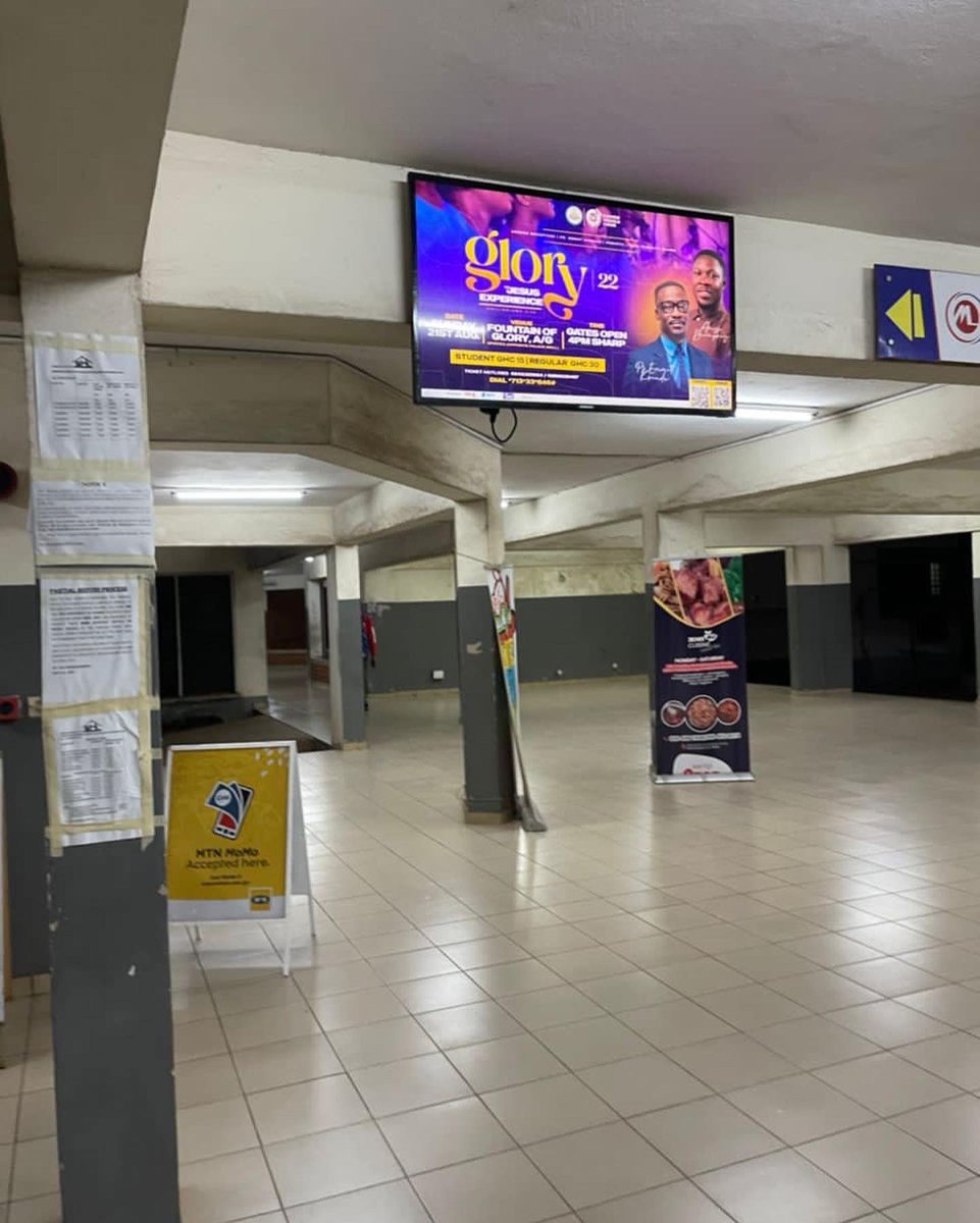 envisiondig's tweet photo. Glory 22, Jesus experience is coming off today at Fountain of Glory, A/G. Grab your tickets and let’s experience the power of God🔥 You don’t want to miss out.
#envisiondigital #digitalsignage #glory #jesusexperience #fountain #of #glory #accra https://t.co/hNbz9T8d1U