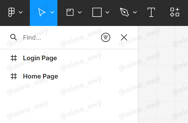 nima_owji's tweet photo. #Figma is adding the ability to search for a layer! https://t.co/WXCC6Nc1HC