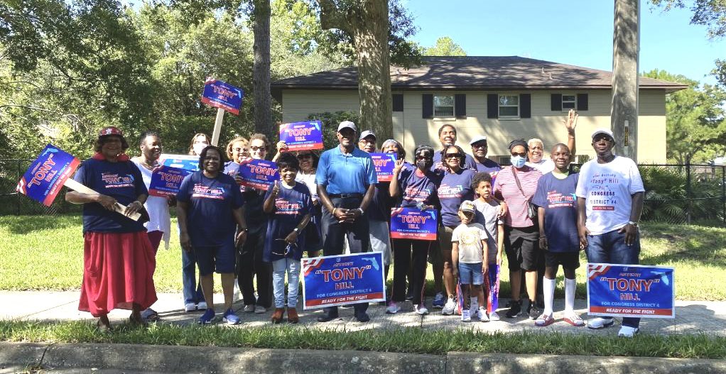 TonyHillFL4's tweet photo. Thank you to everyone who came out yesterday to help canvass! I appreciate your support! #TonyHill4Congress #ReadyForTheFight https://t.co/JkTn5B8YkF