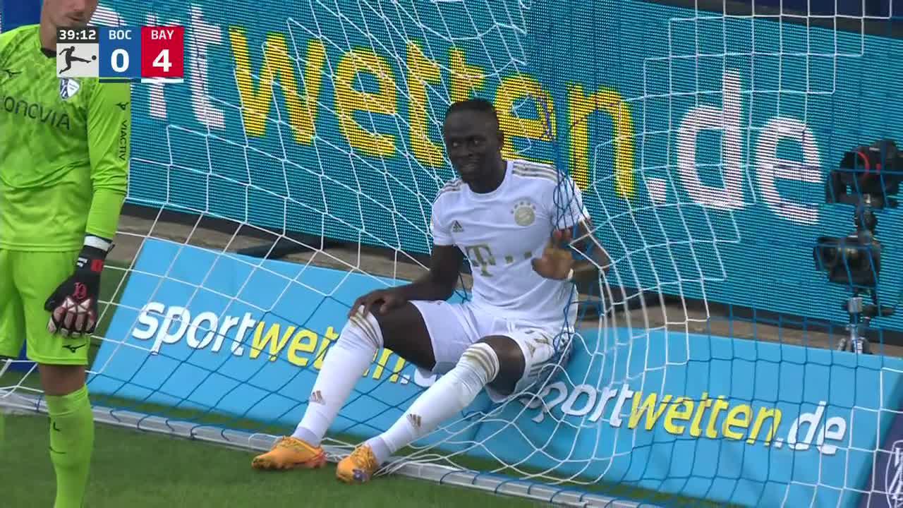 Sadio Mane gets on the board for Bayern Munich 🔥”
