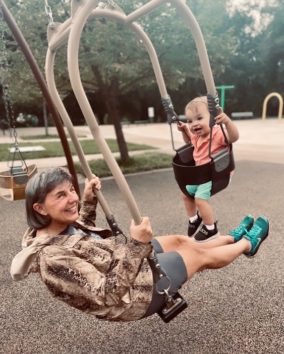 PatRumbaughPlay's tweet photo. What ride with Charlie in an Expression Swing. #PlayCore #StarBrightBooks #GameTime #LetsPlayAmerica #PlayOuside https://t.co/ii5zjaFs2d