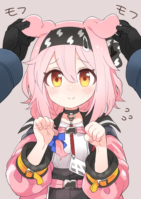 アークナイツらくがき。GGちゃんおみみをモフモフさせて～!#アークナイツ 