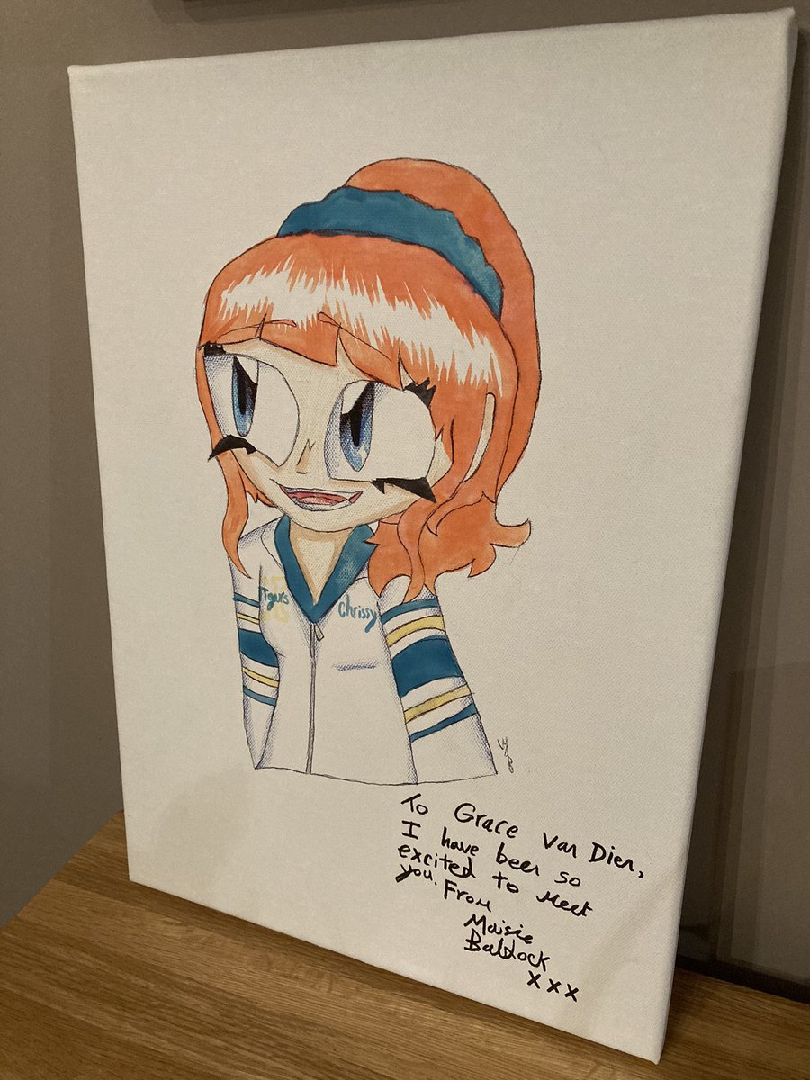Maisluvsdrawing's tweet photo. @GraceVanDien it was the best day of my summer holidays when I got to meet you today 😊. I hope you like your picture x #StrangerThingsfanart #gracevandien #walescomiccon https://t.co/Njp1QYYPti