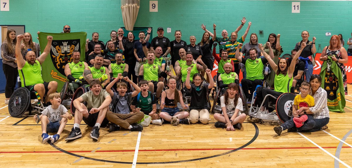 SaintsRugby's tweet photo. 🏆 CHAMPIONS 🏆

An epic finale as Saints Wheelchair Rugby topple Tigers to take the WR5s Premiership title 👏👏👏 https://t.co/GDXXIWXdIL