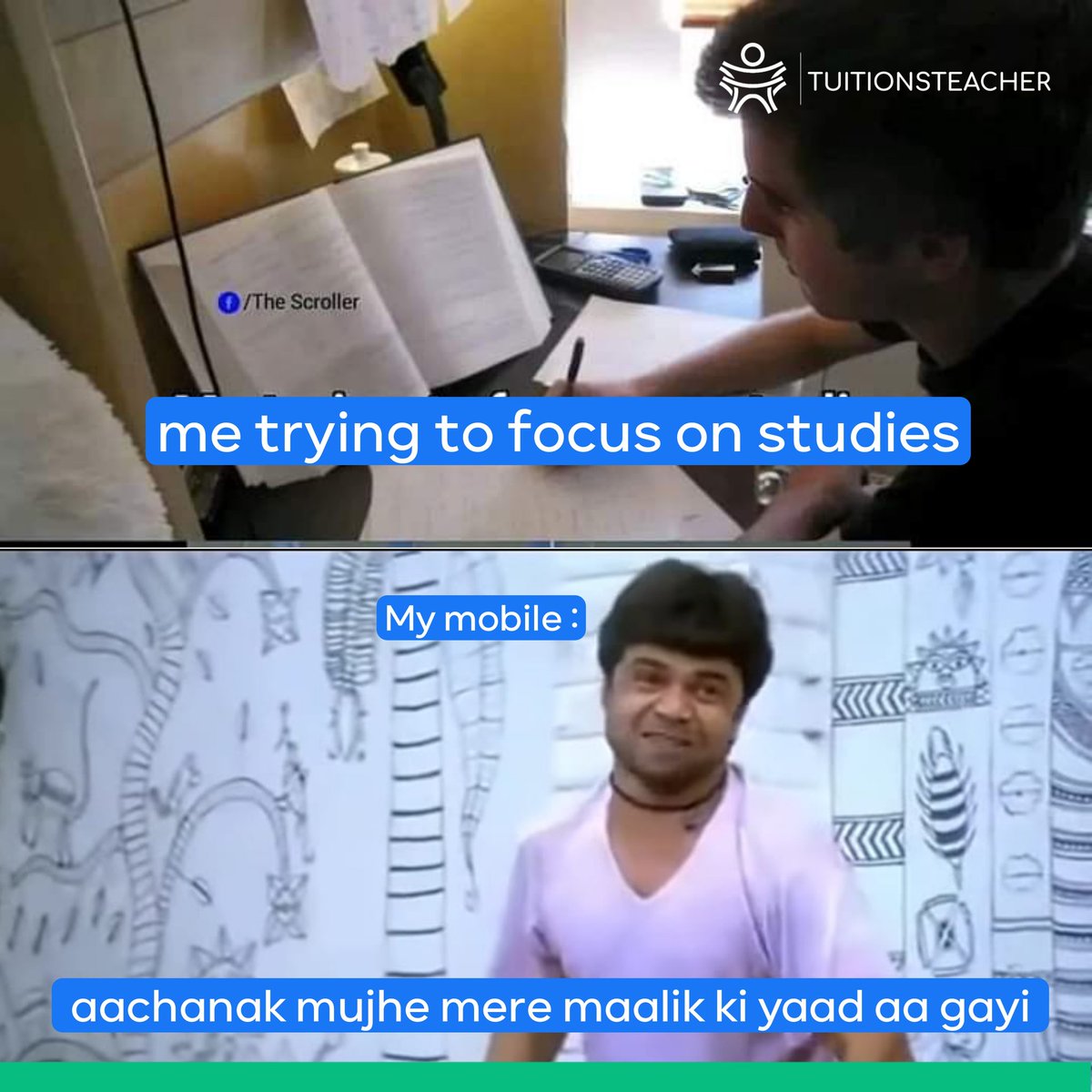 TeacherTuitions's tweet photo. Maalik...😂
.
.
.
.
.
#tuitionsteacher  #learnwithtuitionsteacher 
#studywithtuitionsteacher #study #sudymemes #learn #learningisfun #memes #memeschallenge #rajpalyadavcomedy #rajpalyadavmemes https://t.co/6WZcBKshPw