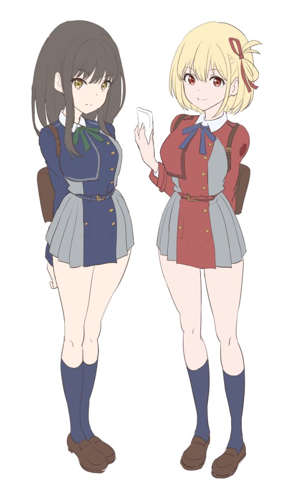 井ノ上たきな ,錦木千束 「最近観たのrkgk 」|cozのイラスト
