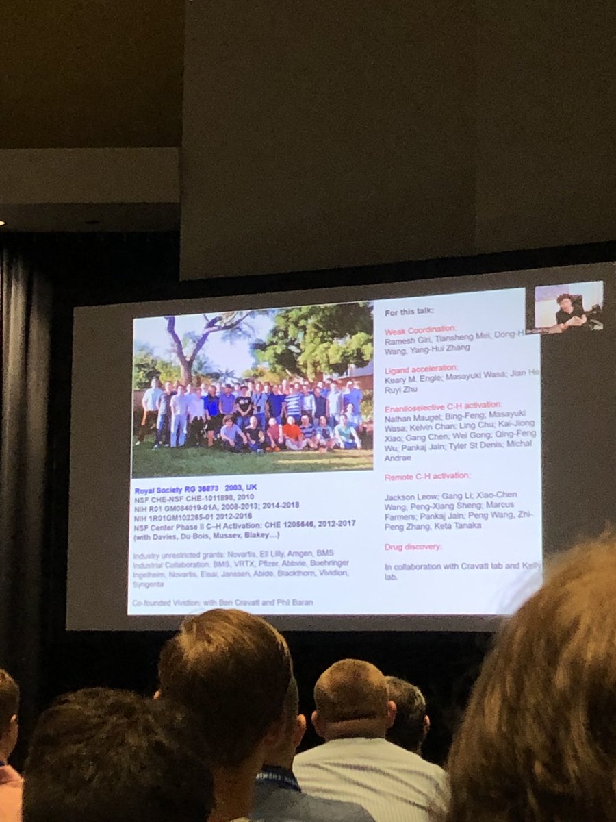 Amazing overview of the Yu lab’s work <a href="/YulabJin/">Yulab</a> on C-H activation at ACS Chicago 2022. He’s on my shortlist for a #NobelPrize