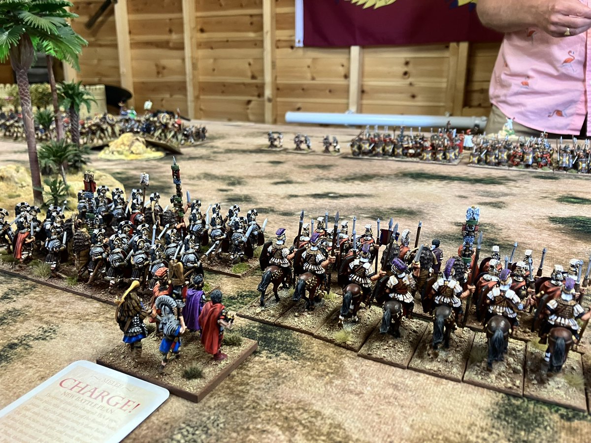 gareth_lane's tweet photo. On the promise of wine, women and song, the Western Legions advanced rapidly towards the enemy.
#28mm #romancivilwar https://t.co/zChq7I8FC7