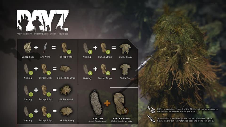 GoldoGamingTv_'s tweet photo. Unos DayZ tips😉/ some DayZ tips😉 #dayz #dayztips #ghillierifle #ghilliehood #ghillieshrug #ghilliecloack #ghilliesuit #dayzxbox @DayZ https://t.co/8tRF3I2t0D