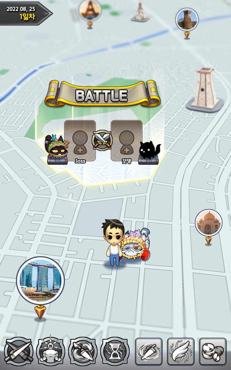 CyLEE74435553's tweet photo. If Nyang-achi is successful, I want to make it a game like this. Competition for Real Area! 
Which side will the Earth be on? Nyang-achi and Deng-Deng, who won?
Of course... it's only possible if the NFT succeeds. T_T
https://t.co/Q9KSNDp35U

#NFT #Opensea #Game #MyDream https://t.co/kWsB2ZbYlt