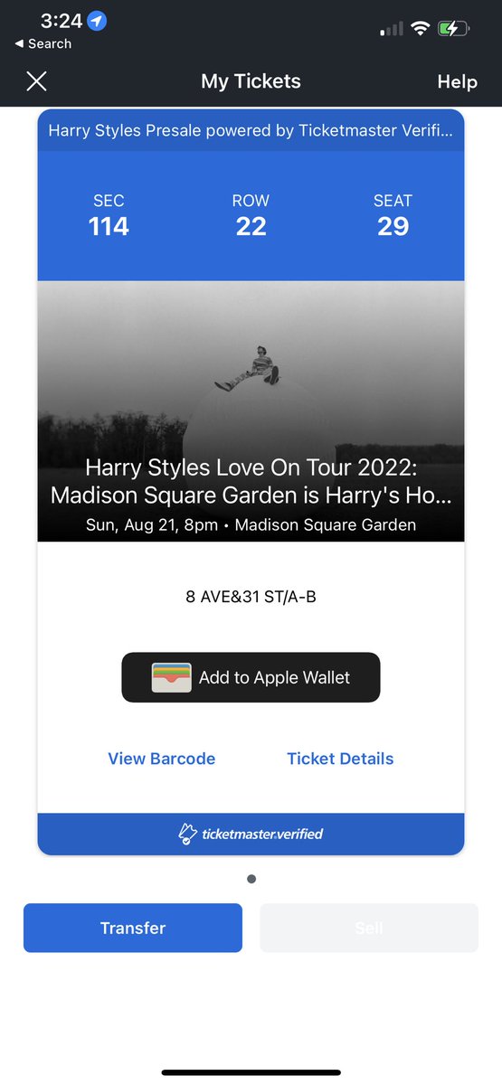 ShannonStyles95's tweet photo. Selling one lower bowl ticket for Harry styles tonight. Face value

Harry Styles Love on Tour MSG residency 8/21 https://t.co/Rd5npb3tIM