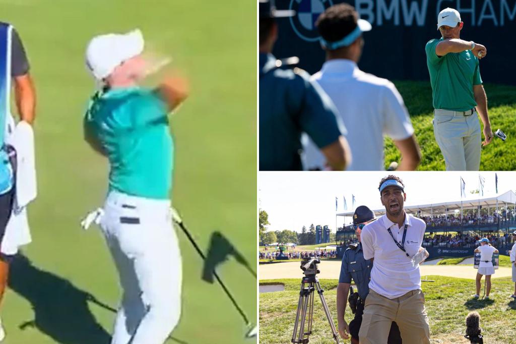New York Post on Twitter "Rory McIlroy throws fan's remotecontrolled golf ball into water