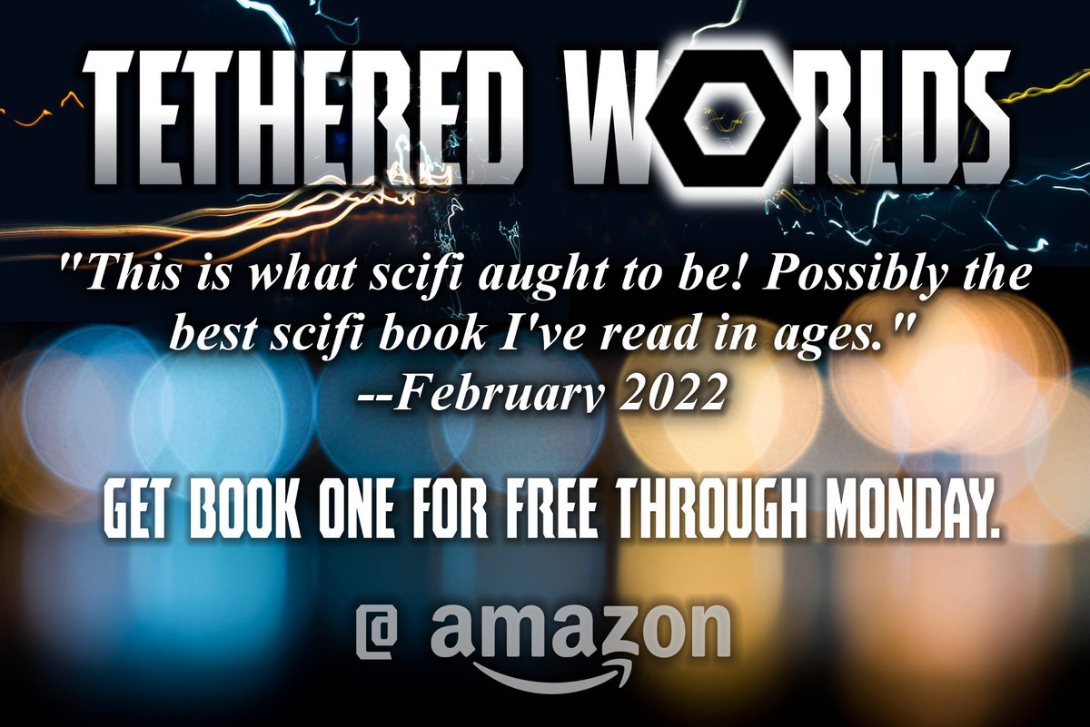 GregoryFaccone's tweet photo. That is humbling high praise. There is so much junk out there that I can appreciate where this reviewer was coming from. Tethered Worlds is sci fi that lifts up—that overcomes. Join me on the journey.
https://t.co/cbEDvH20kH
#Kindle #kindlebooks #sciencefiction #freebooks https://t.co/eIDCcgvnQo