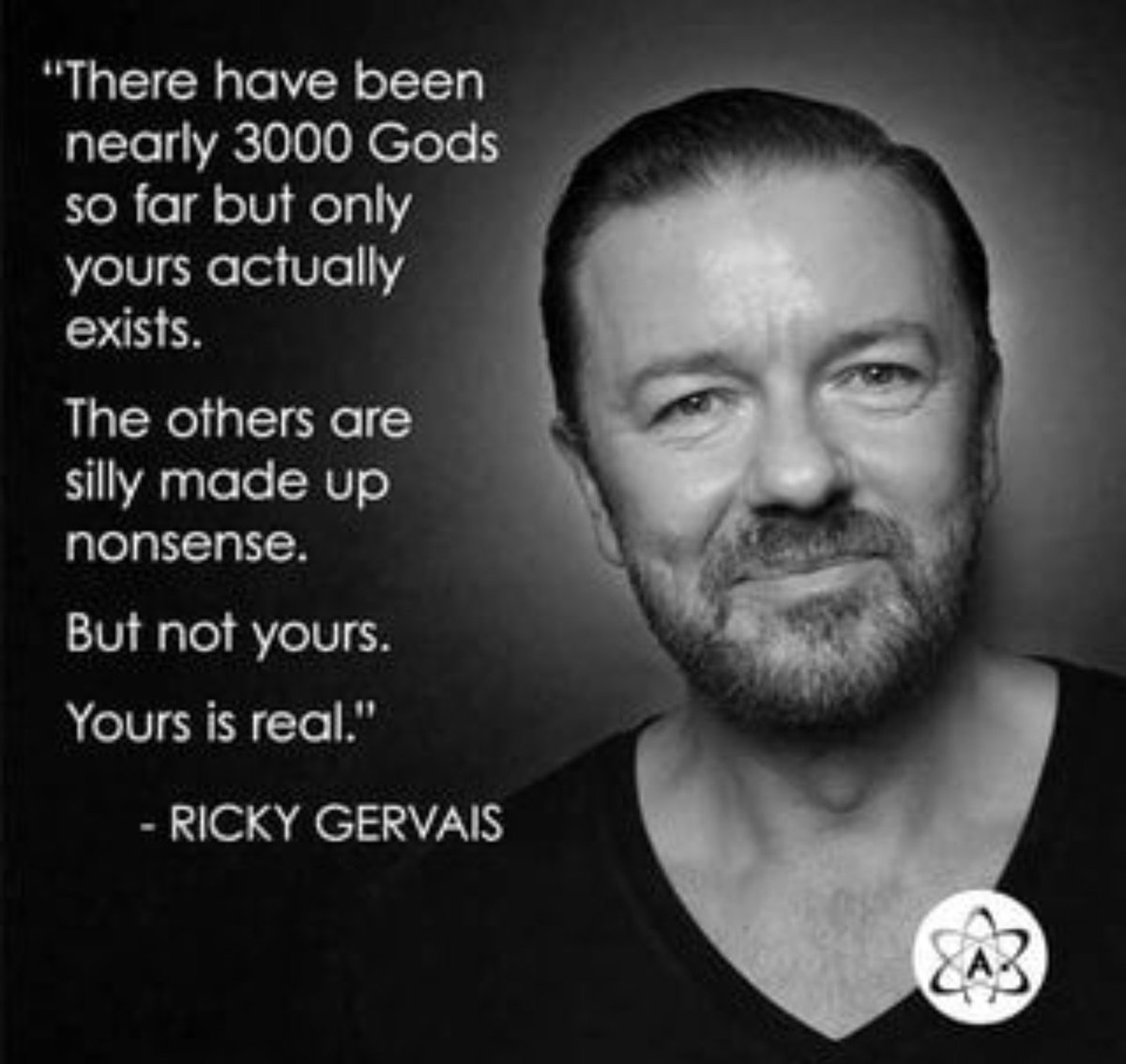 And now, #SundayThoughts from Ricky Gervais. The logic is definitely food for thought.

Perhaps more like soul food for thought.

#SundayVibes? https://t.co/55lcFs9gzk