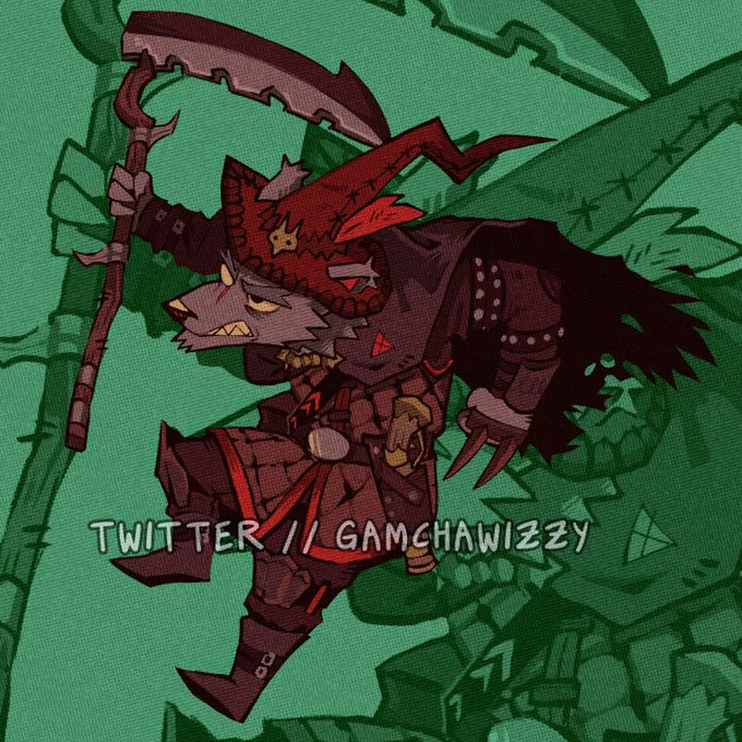 Some fantasy character designs for Mr Monday's skirmish  