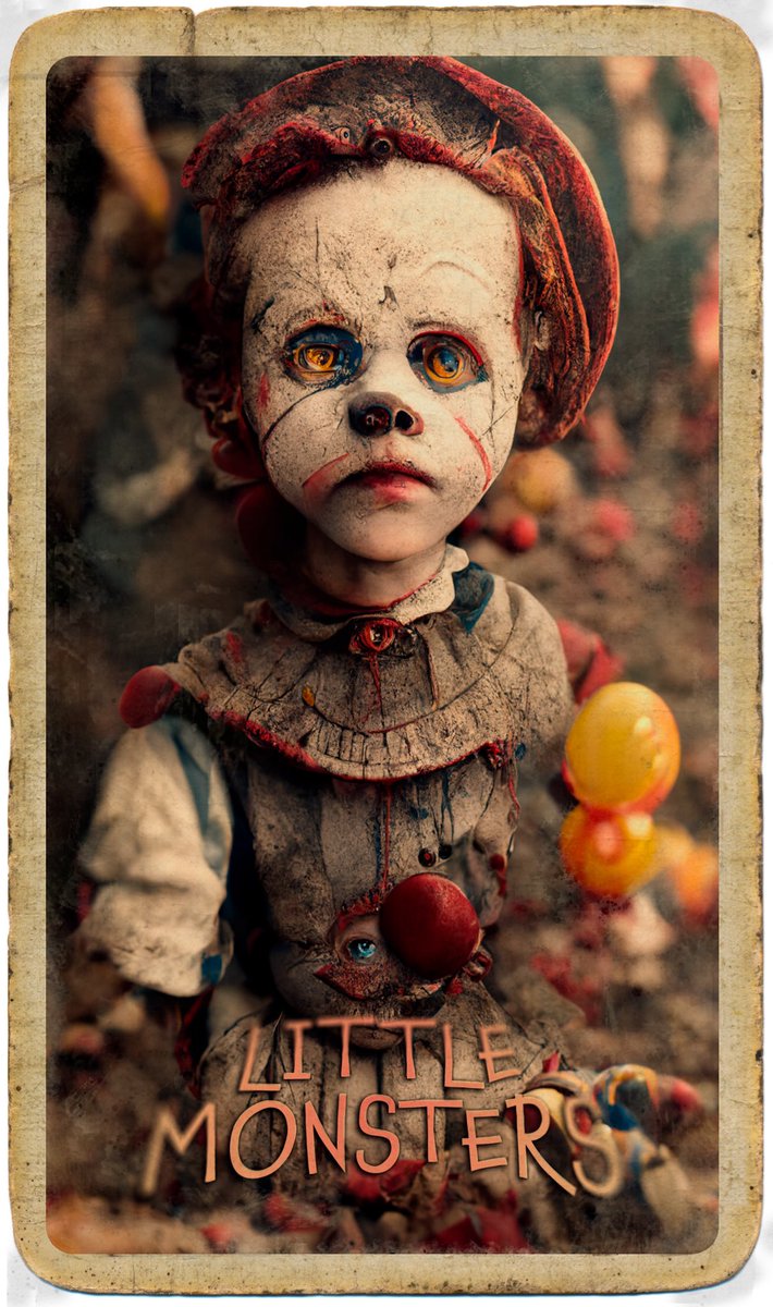 leographer's tweet photo. @StephenKing Pennywise child in ai https://t.co/BwNpNTEE0O