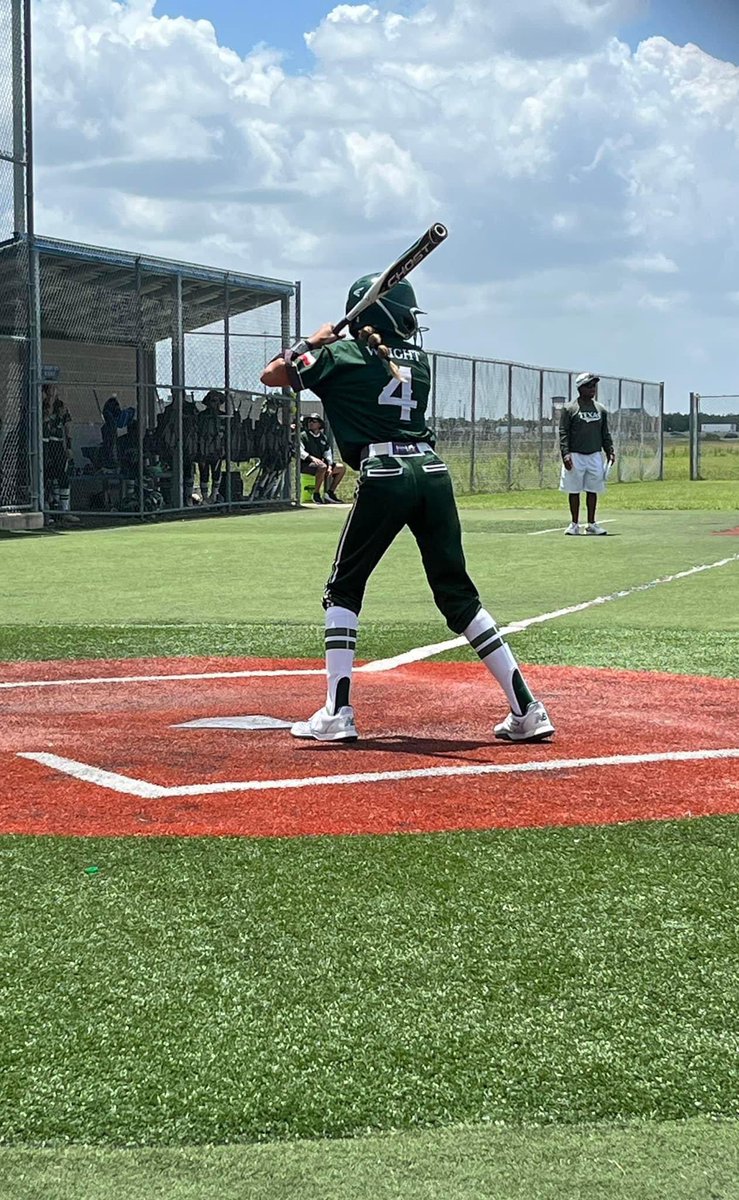 harlie_wright's tweet image. Spring 2022 Season hitting stats:
PA - 141
AB - 125
AVG - .360
OBP - .424
SOs - 8
#keepgrinding #getonbase
@TXExpressPr09 @IHartFastpitch @D1Softball @ExtraInningSB @clearcreeksb @LegacyLegendsS1