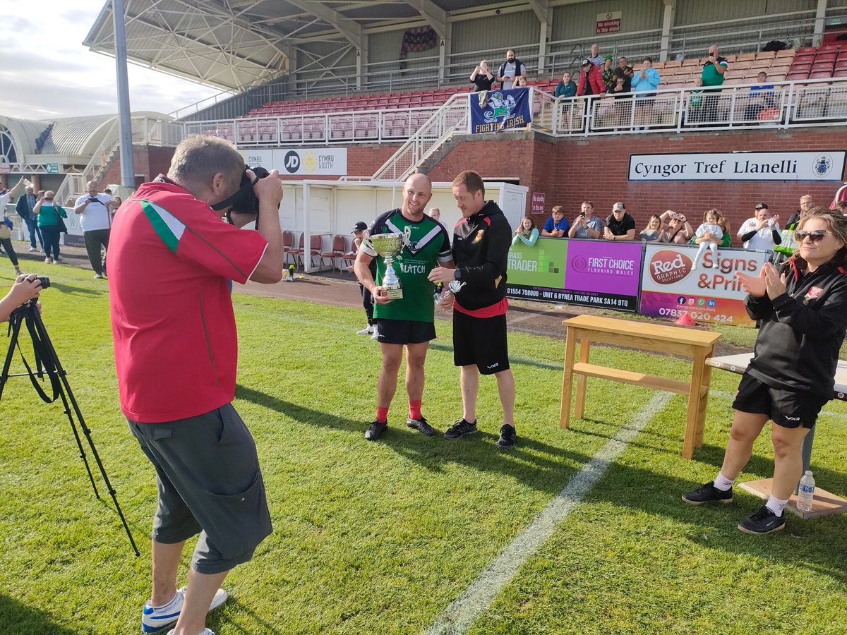 WalesRugbyL's tweet photo. FULL TIME | LLAWN AMSER 🏉

In the 19th South #WalesRL men's Grand Final

@Rhonddaoutlaws 22
@AberavonClub 20
 
Player OTM: @stevenlparry9
 
1,527 fans through the gate today.

Reports by @Ian_Golden, photos by @crusadin_photo #thetwoians can be read at: https://t.co/JifNK50y8A https://t.co/SrGPO50Qtk