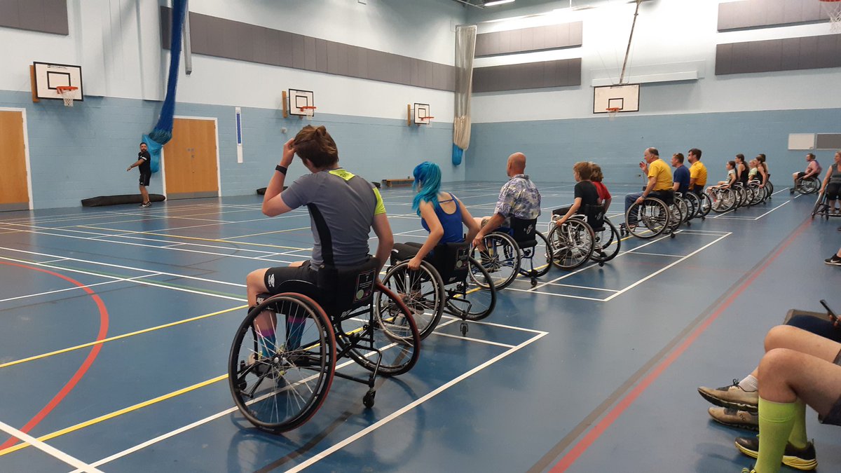 MeltonBelvoir's tweet photo. 30 people took part in the wheelchair basketball sessions, seeing many engage in more than one session. Lots of fun was had and plenty of skill was developed 👩‍🦽🏀 @make_inclusive @YourSchoolGames @MeltonSportHA #LetsGetMovingMeltonDay https://t.co/VuKzyyKGkl
