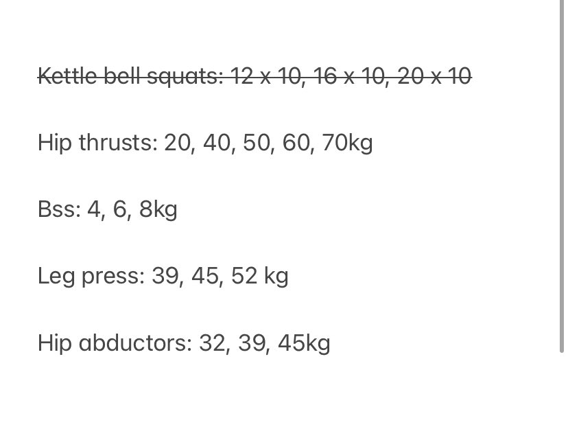baddiegonzalez's tweet photo. Day 28: glutes (20/08/22) https://t.co/4RkAzfuRk5