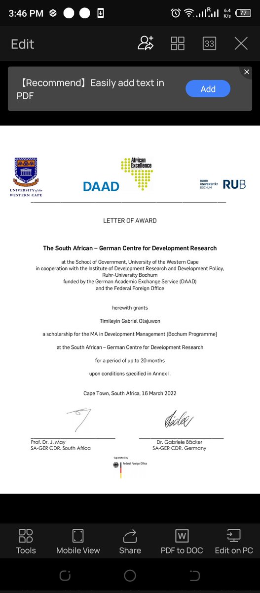 TGOinspires's tweet photo. In 2020, I was on this platform requesting donations to support my masters program. Unfortunately, I could not continue with my colleagues due to financial implications but today (after 2 years), I am here to share my WIN as a fully funded DAAD Scholar. https://t.co/raV2hxfFhB
