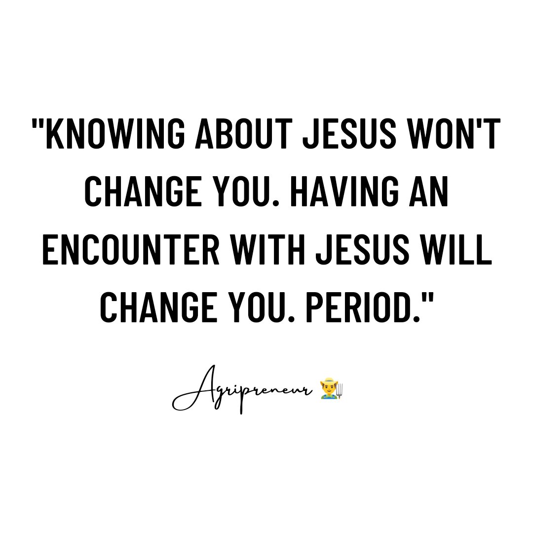 Samkeliso_H's tweet image. &quot;Knowing about Jesus won&apos;t change you. Having an encounter with Jesus will change you. Period.&quot; 🌻 #JesusSaves #JesusTransforms #ChristReigns