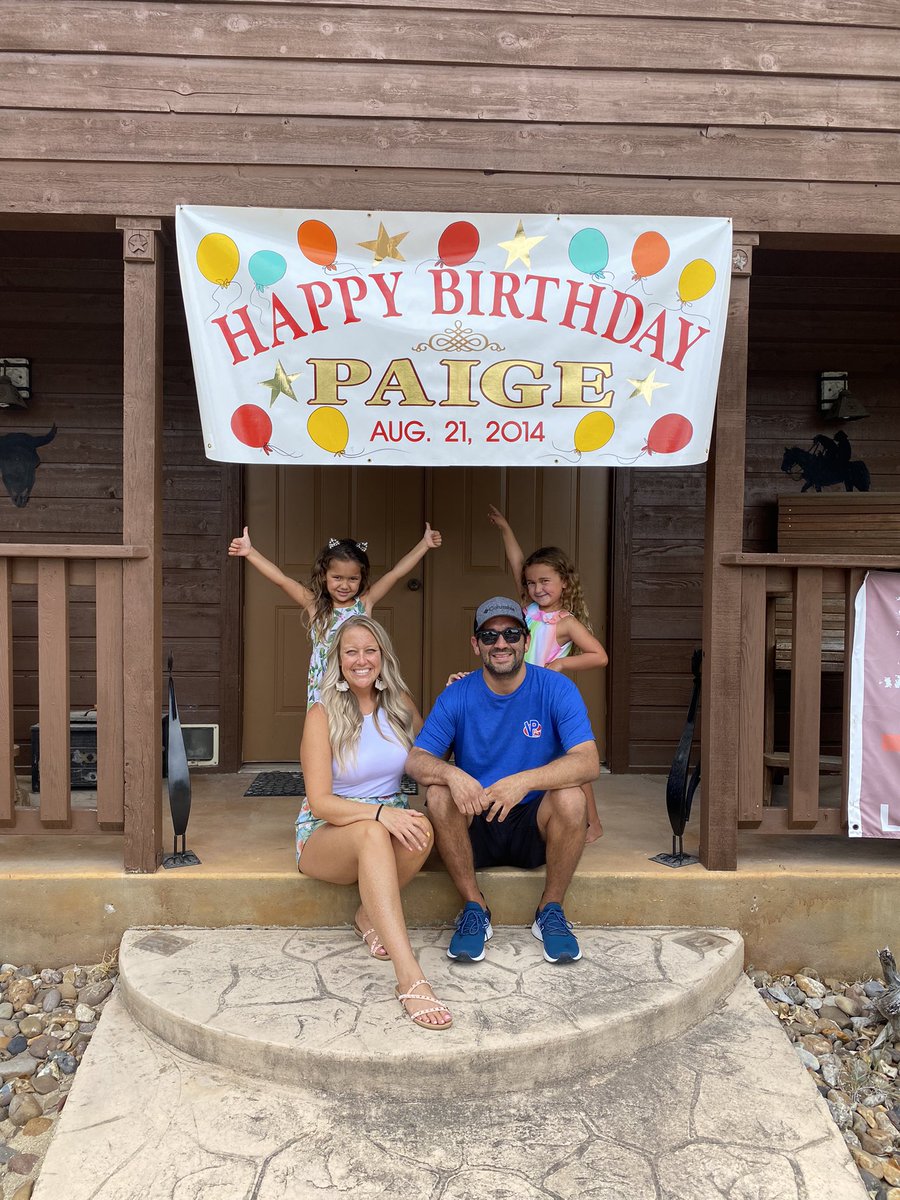lacygreco3's tweet photo. Our oldest is 8! π Happy birthday to our Miss Paige! We love you so so much! Keep being YOU bc so many love YOU! πππ#dynamitecomesinsmallpackages https://t.co/E21zjBFFp7
