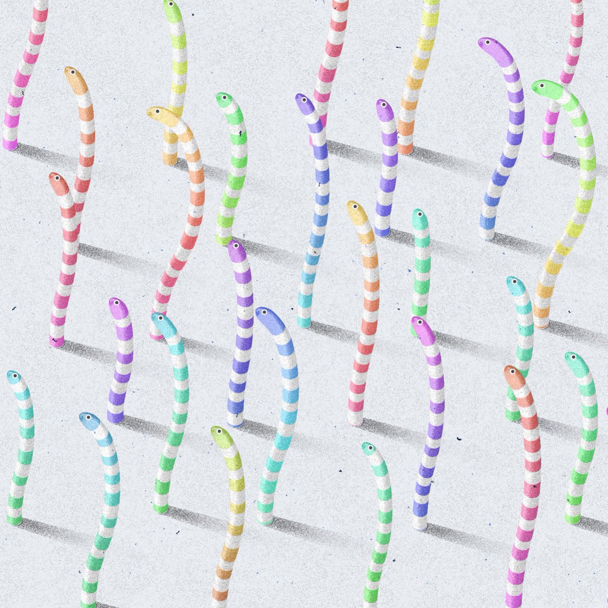 SimonPaii's tweet photo. Colorful🌈😎

"Shape Study" #80 &amp; #105 by @s_r_r_z_ https://t.co/oOG23gU27s