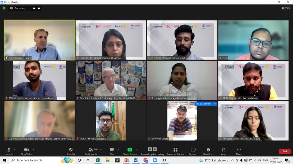 Mukesh_Singh21's tweet photo. Happy to begin with the second edition of R-Connect, an initiative of  @searicmdio that began in 2020-21. R-Connect is a webinar series that aims to bring the unorthodox and less talked about areas of knowledge of Rotary and Rotaract to South Asian Rotaractors.
#SEARIC
#Rotaract https://t.co/L0SWH1Echn