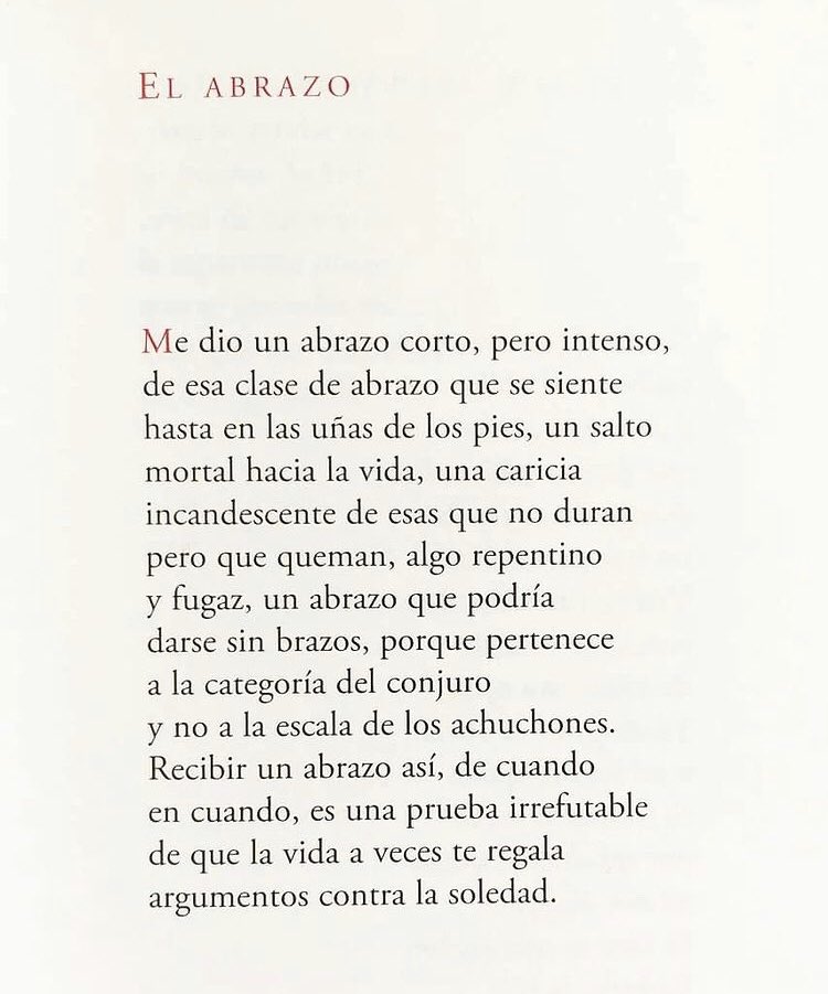 Luis Alberto de Cuenca - El abrazo