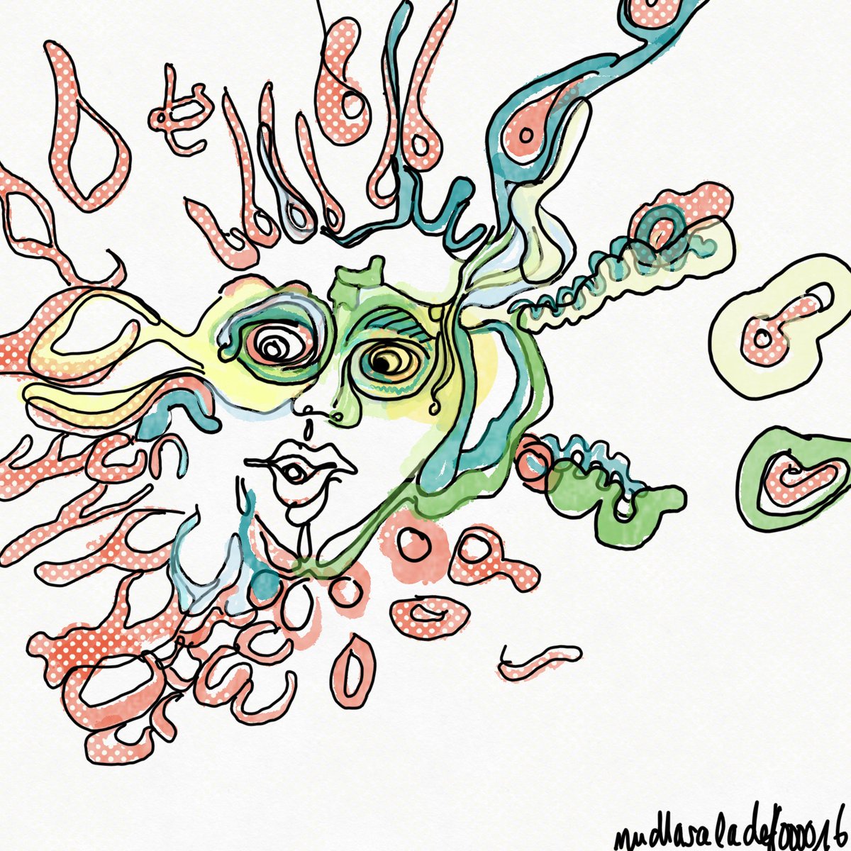 I'm trying new stuff, not sure where to go with it.
#nft #xft #digitalart #drawing #Experimenting