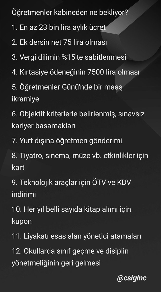 csiginc's tweet photo. Destek lütfen!.. 
#öğretmenlerkabineyibekliyor https://t.co/C7lAQ8MklT