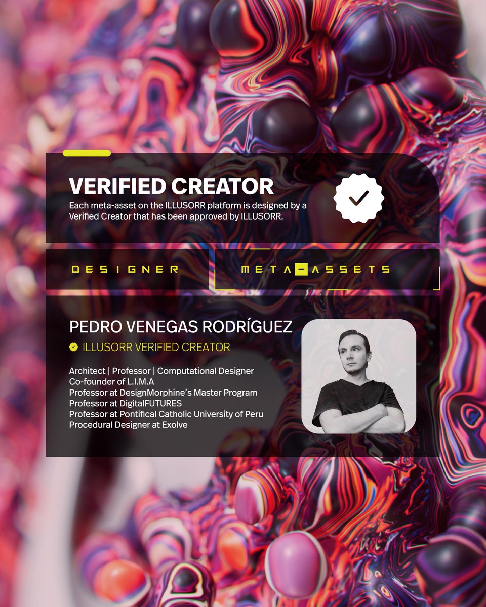 illusorr's tweet photo. We’re please to welcome @pedverodriguez as a Verified Creator on the #ILLUSORRPlatform !

Stay tuned for a big announcement coming soon! 👀

#ILLUSORR #Metaverse #VirtualReality #Avatars #NFT #NFTCollector #NFTCommunity #Web3Community #Web3 https://t.co/AGXe9Wbmt1