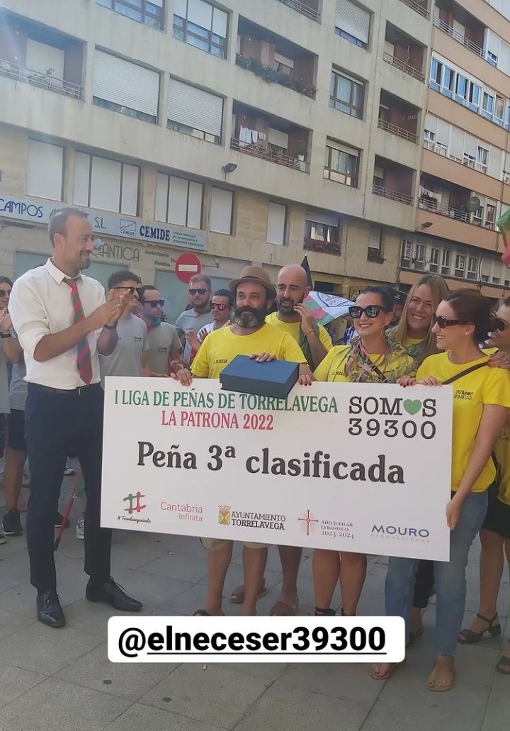 torrelavega00's tweet photo. Enhorabuena a la peña ganadora Patrooners.
Subcampeones Piratas del Besaya.
Tercer clasificado El neceser 39300.

Y al resto felicitarles por los buenos momentos que nos han dado. https://t.co/hC2RaYZoOv