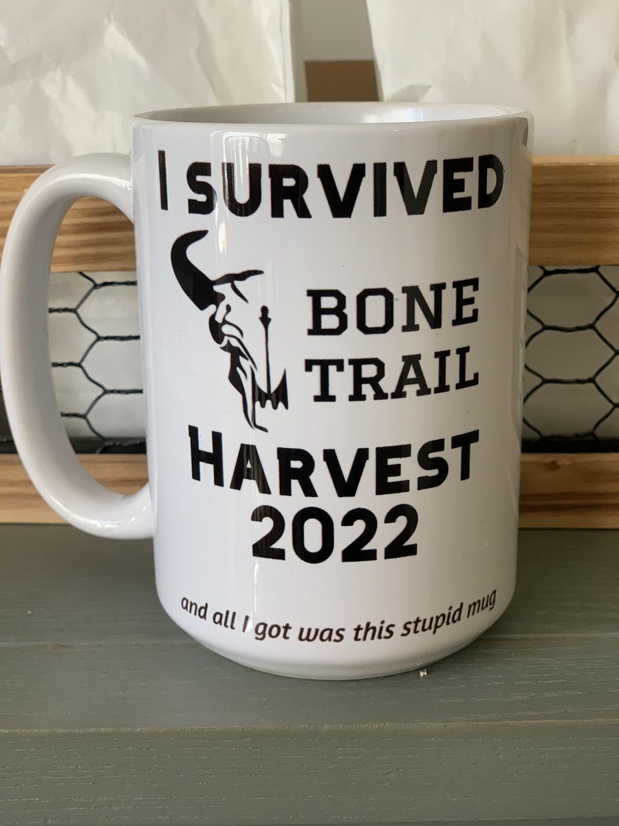 Harvest favours! 

“I survived harvest 2022”
“and all I got was this stupid mug”
$22 +shipping 

With custom farm name 
$25 +shipping 

Msg me to order or to ask about custom printing 

#harvest #custommade #Mug