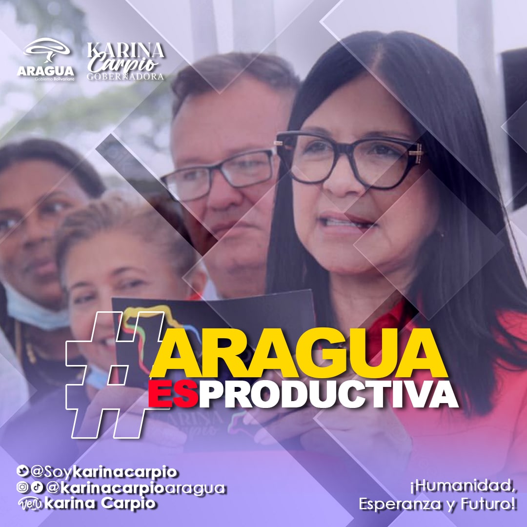 GobiernoAragua_'s tweet photo. AHORA | Gob. @Soykarinacarpio: "Nunca dudes que tienes un Gobierno"

#AraguaEsProductiva
#KarinaCarpio https://t.co/v0u8FeooQu