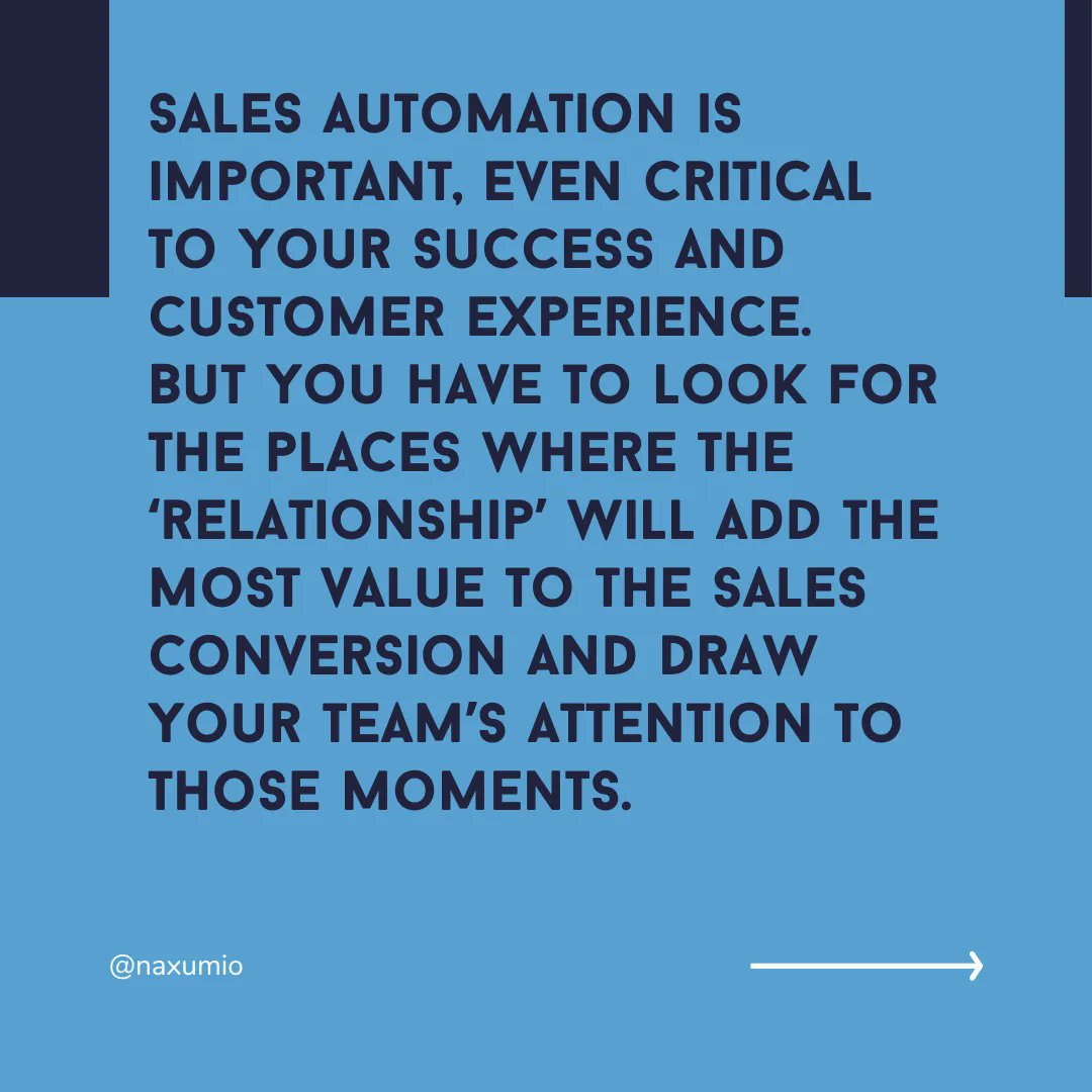 naxumsystems's tweet image. At the end of the day, people buy from you. What amount of 'automation' is right in your sales process versus tools that prompt you to directly connect with a relationship? buff.ly/370BCuG #ai #predictivetools #sales #automation #naxum
