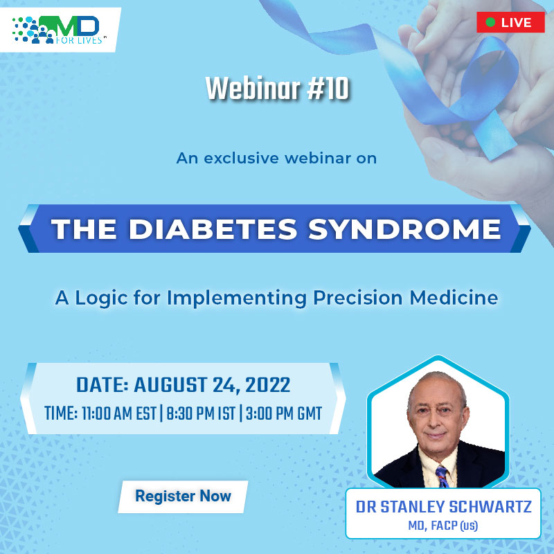 MDforLives's tweet image. Join our live #webinar to learn more about "THE DIABETES SYNDROME," #pathophysiologic mechanisms, and the connections between related illnesses that make up the #diabetessyndrome. Be certain not to miss it. To reserve your seat right away
click here: bit.ly/3BFITNm