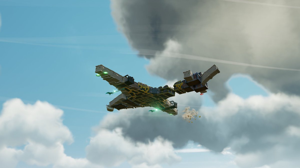 Air-Ship Captaincy! 
<a href="/SeaOfThieves/">Sea of Thieves</a> #BeMorePirate #SoTShot 
(In the last shot we already harpooned some loot back on the ship)