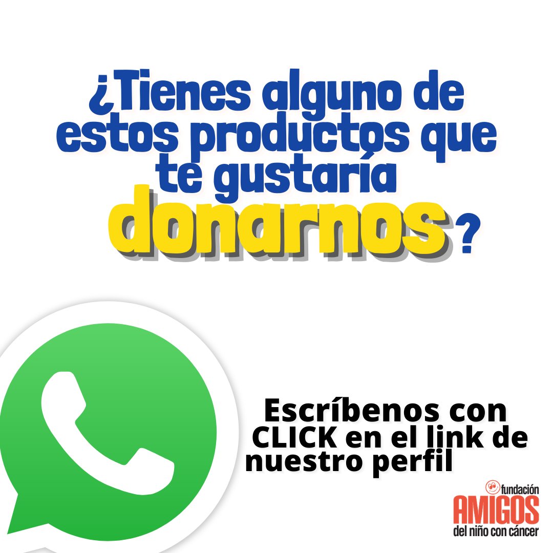 Requerimos donaciones de tapabocas, mascaras, gel antibacterial, alcohol ¡Cualquier producto que nos ayude a protegernos contra el #Covid19! 😷

👉🏻Escríbenos a nuestros número publicados en IG <a href="/Fncancer/">Fundación Amigos del Niño con Cáncer</a>