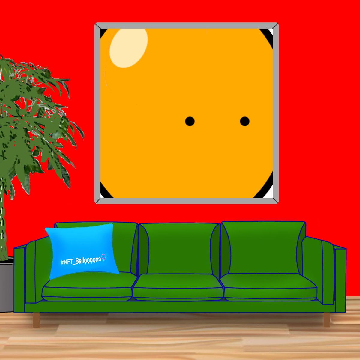 Hello! Title of work “ROOM” #NFT_Balloooons #Balloon #TOPGUN #TopGun opensea.io/assets/ethereu…