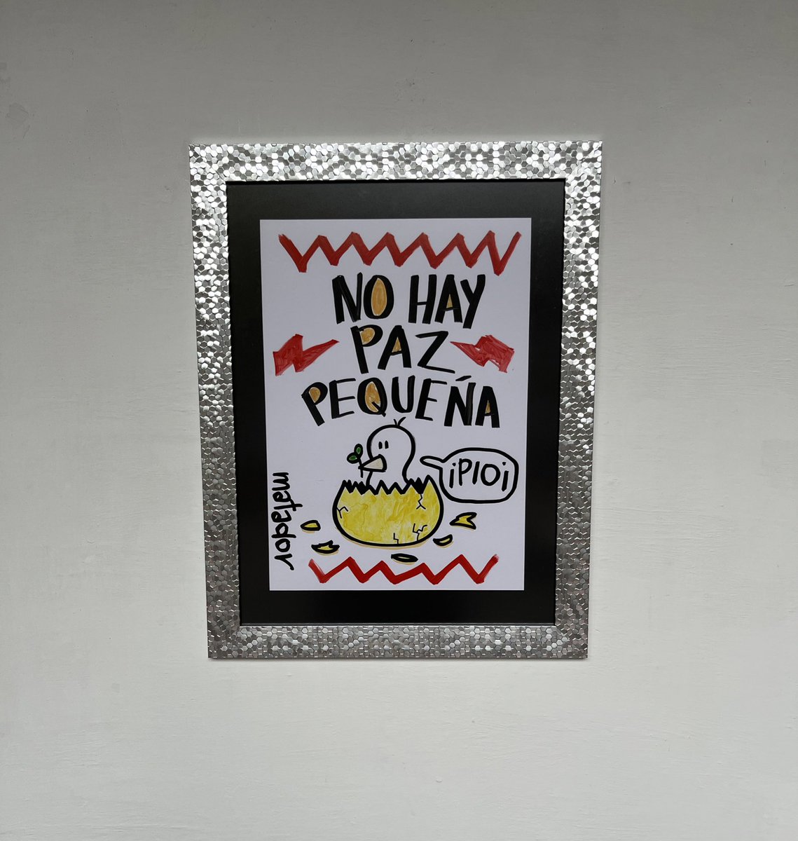decheverry1's tweet photo. No hay paz pequeña #Matador #pazespaz https://t.co/tlxp6FusoV