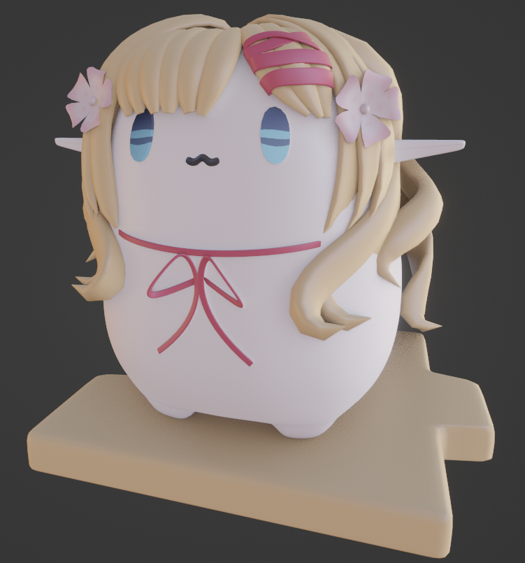 SigmaOfGestalt's tweet photo. Aetheria Marshmallows Series 2/7: Momozora Seina #aetheria #blender3d #SeinART https://t.co/RHuufxqoN3