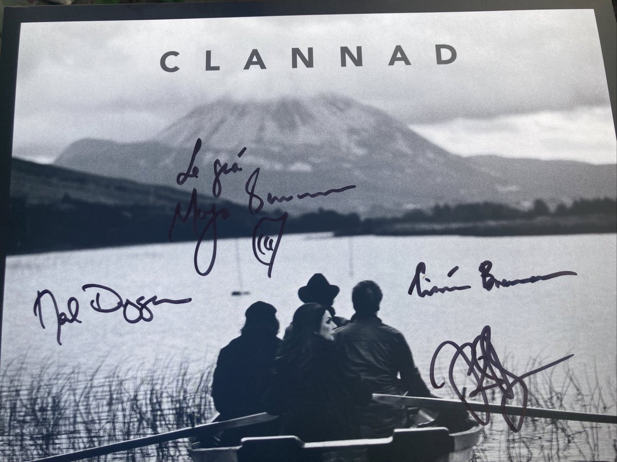 SparlingPoet's tweet photo. Record @ClannadMusic arrived. Thanks for signing it! https://t.co/CwnnobceJ5
