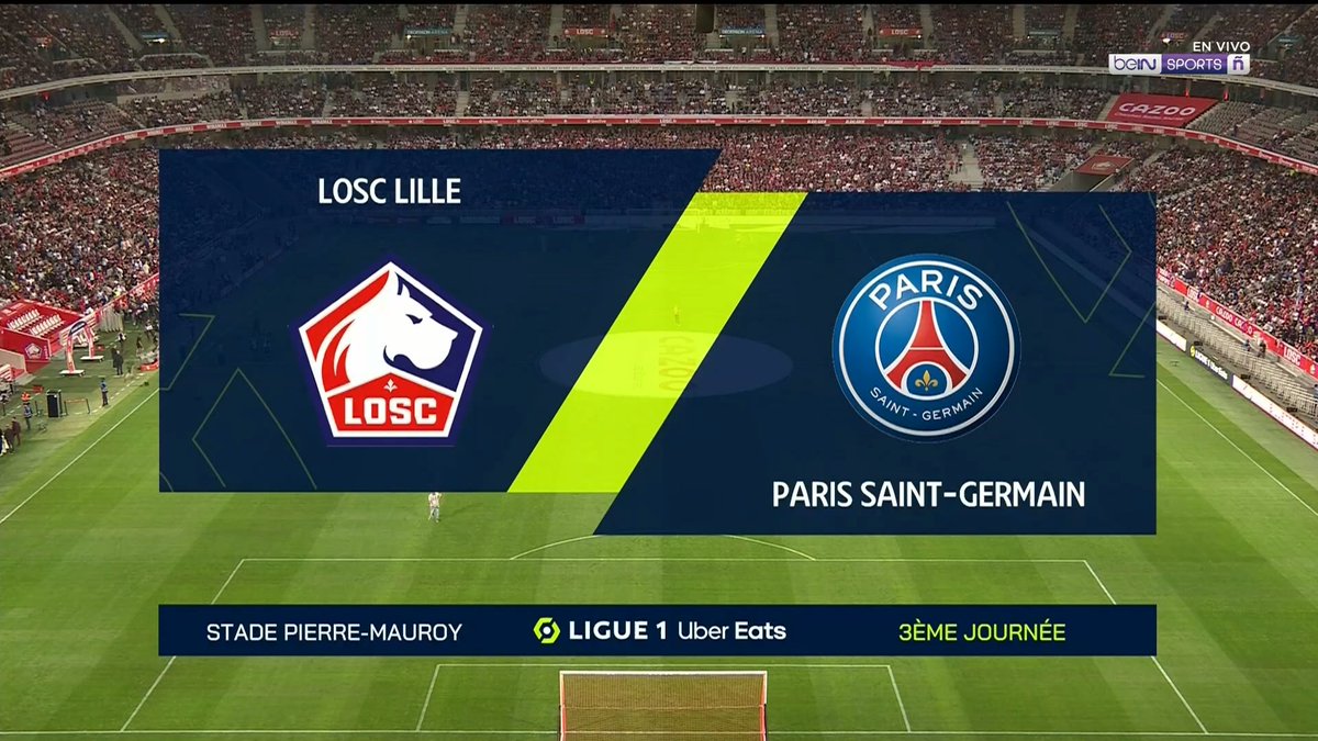 Full match: Lille vs PSG