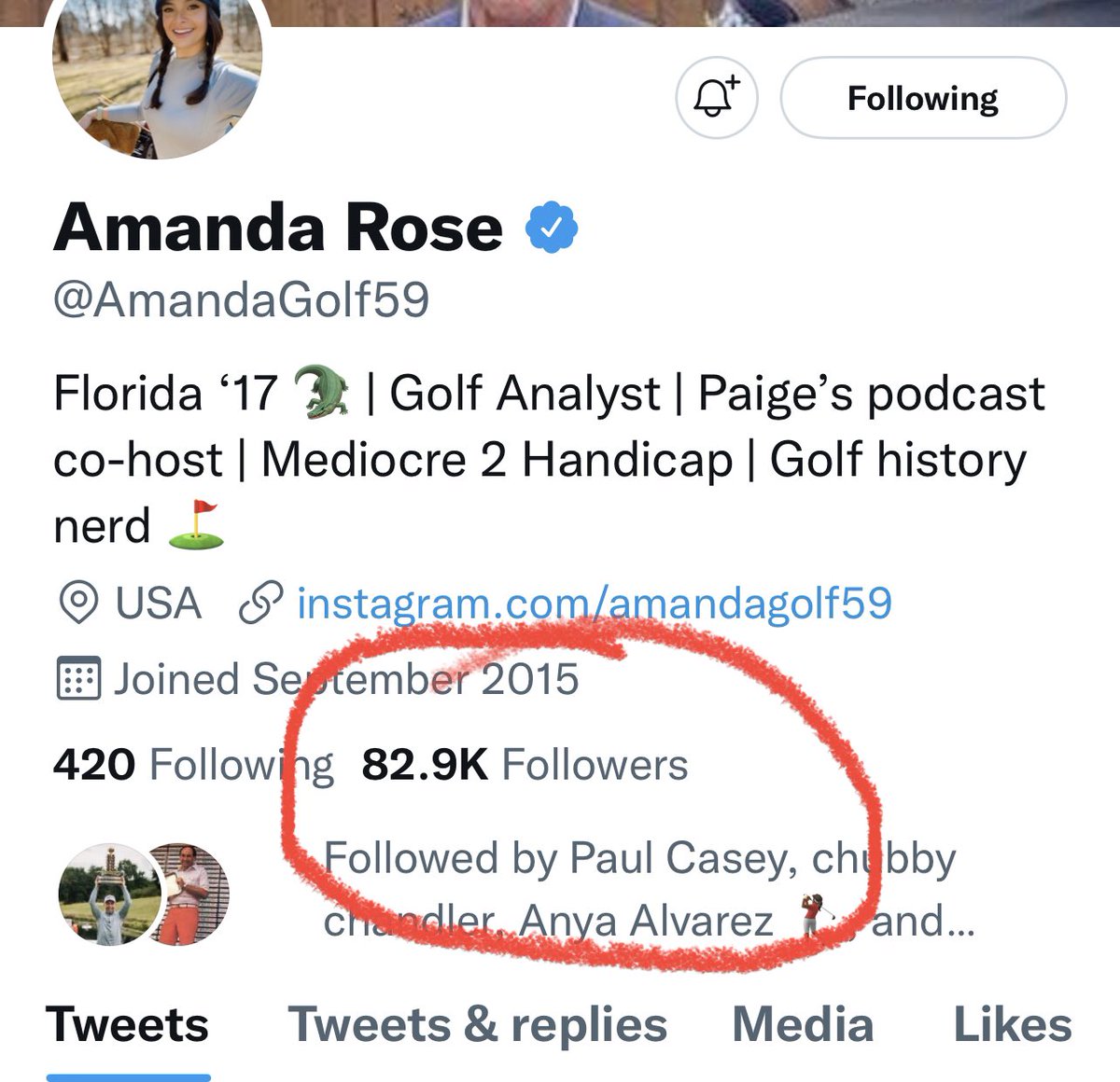 DodgerPhil's tweet photo. @AmandaGolf59 your profile looks normal from my end so hopefully just a bug. 😊👍🏻🏌🏻 https://t.co/KuzRrjltbb
