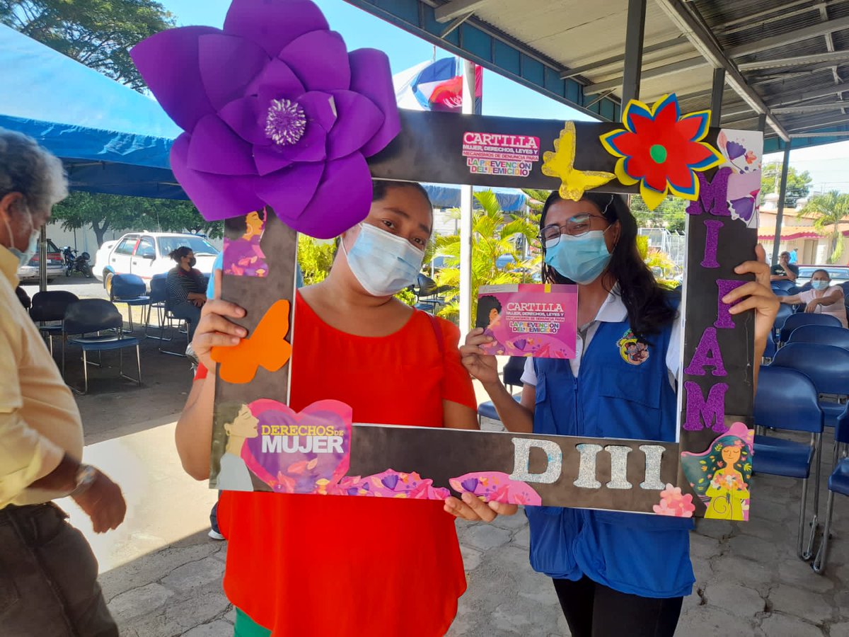 MifamManagua's tweet photo. #Managua │#DistritoTres
✅Continuamos divulgando la Cartilla Mujer👩🦰🌺, Derechos,Leyes⚖️yMecanismos de Denuncia para la Prevención del Femicidio🚫con👵👴Adultos Mayores pensionados, coordinado con la Delegación INSS Ricardo Morales Avilés
#Nicaragua #AmorALaVida #AmorALaFamilia https://t.co/Kjz5i94B6u