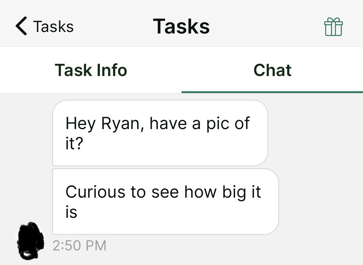 elirymagee's tweet photo. This task rabbit guy gets to the point https://t.co/7rldn5i2Xb